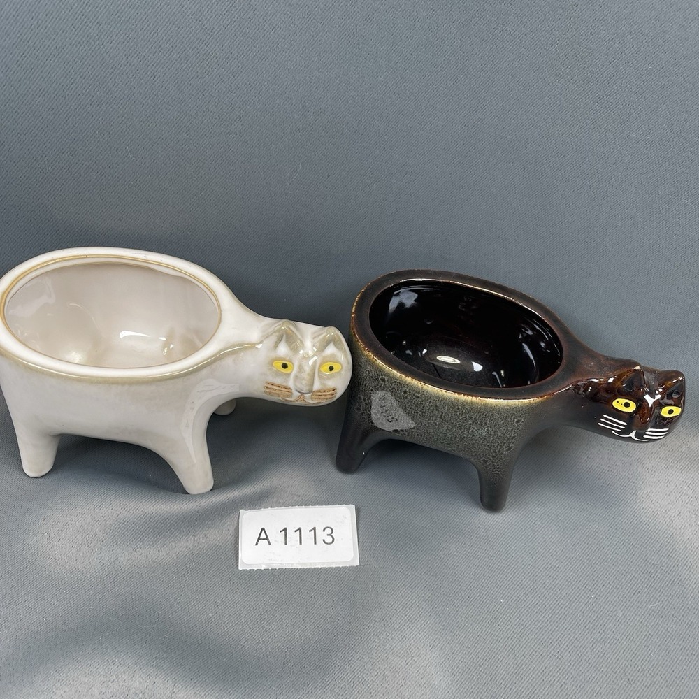 Pair of Cat Planter Animal‎ Succulent Plant Pots 5.5" - Picture 12 of 12